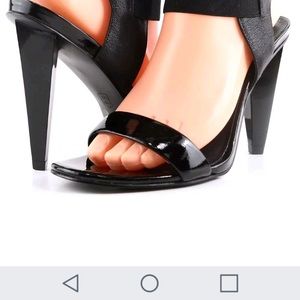 Bcbg black patent leather new no box